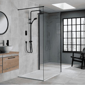 envi shower in bathroom